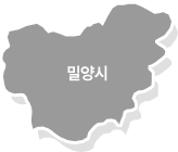 밀양시 지역 지도